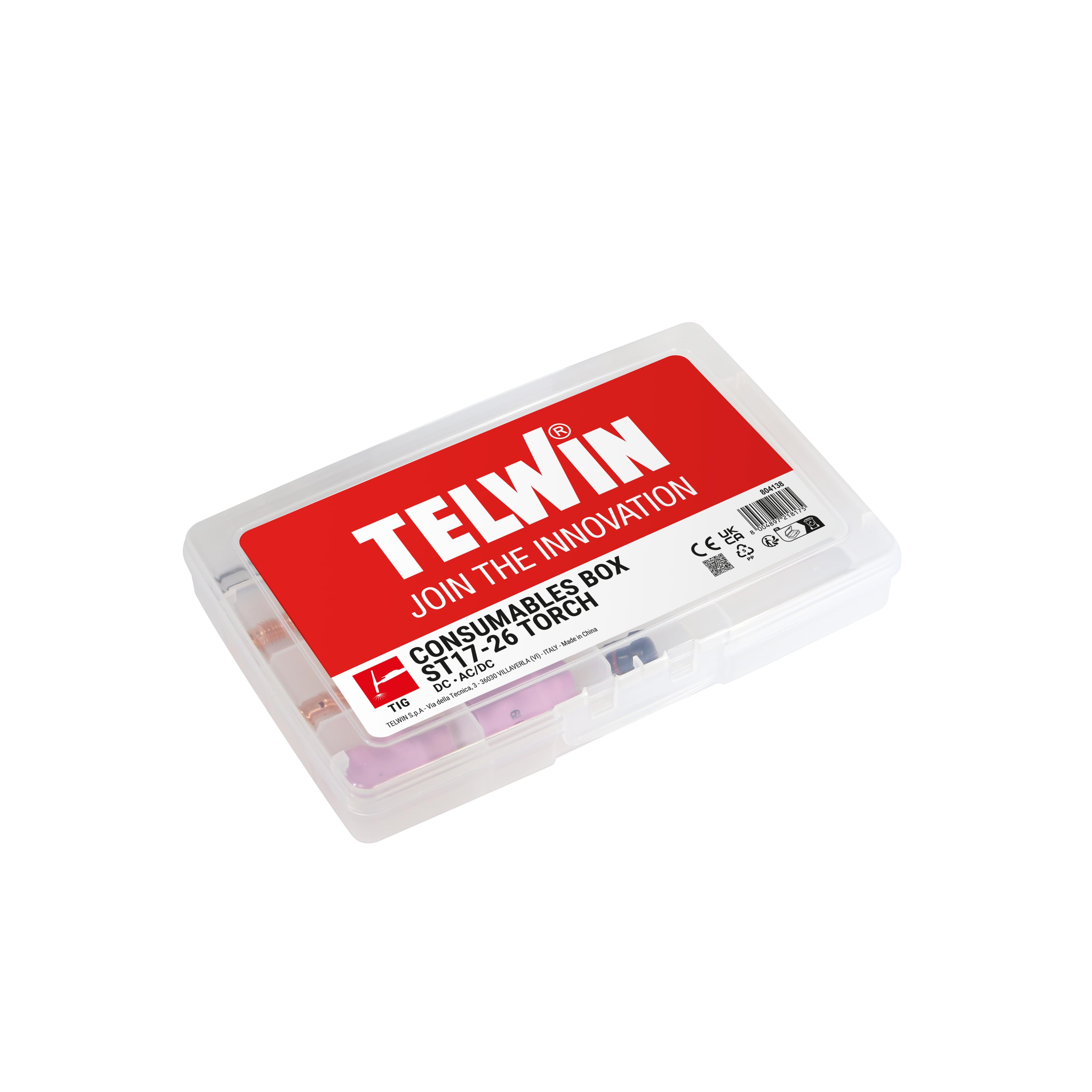 CONSUMABLES BOX FOR TIG TORCH ST17-26 | Telwin